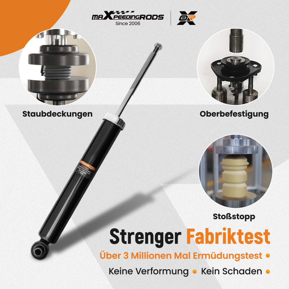 2x Rear LeftRight Shock Absorbers Struts compatible for BMW F30 F31 F36 320i 328i 440i