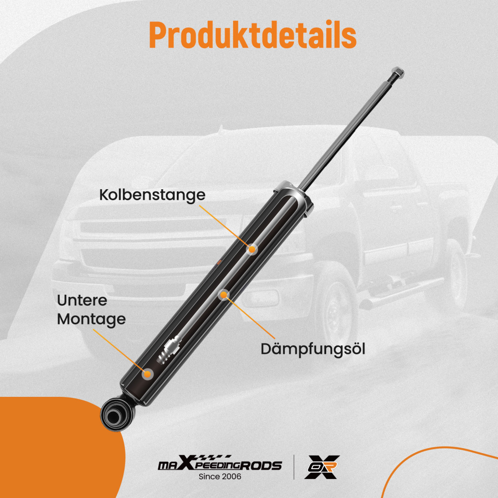 2x Rear LeftRight Shock Absorbers Struts compatible for BMW F30 F31 F36 320i 328i 440i