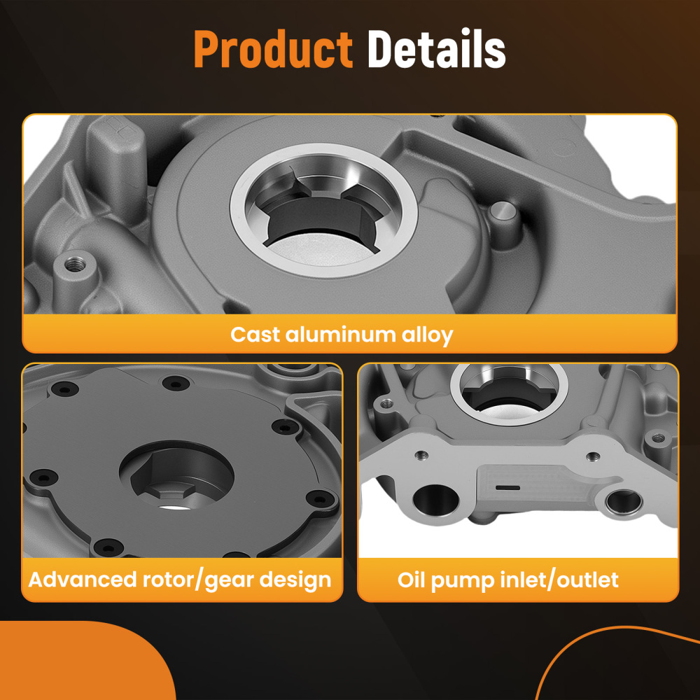 Pompa olio motore compatibile per Citroën C5 III C6 compatibile per Peugeot 407 2.7 HDi LR002465 LR007131