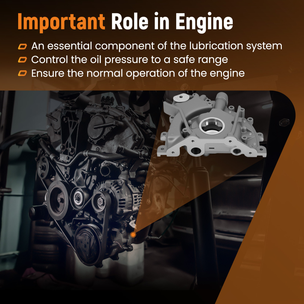 Pompa olio motore compatibile per Citroën C5 III C6 compatibile per Peugeot 407 2.7 HDi LR002465 LR007131