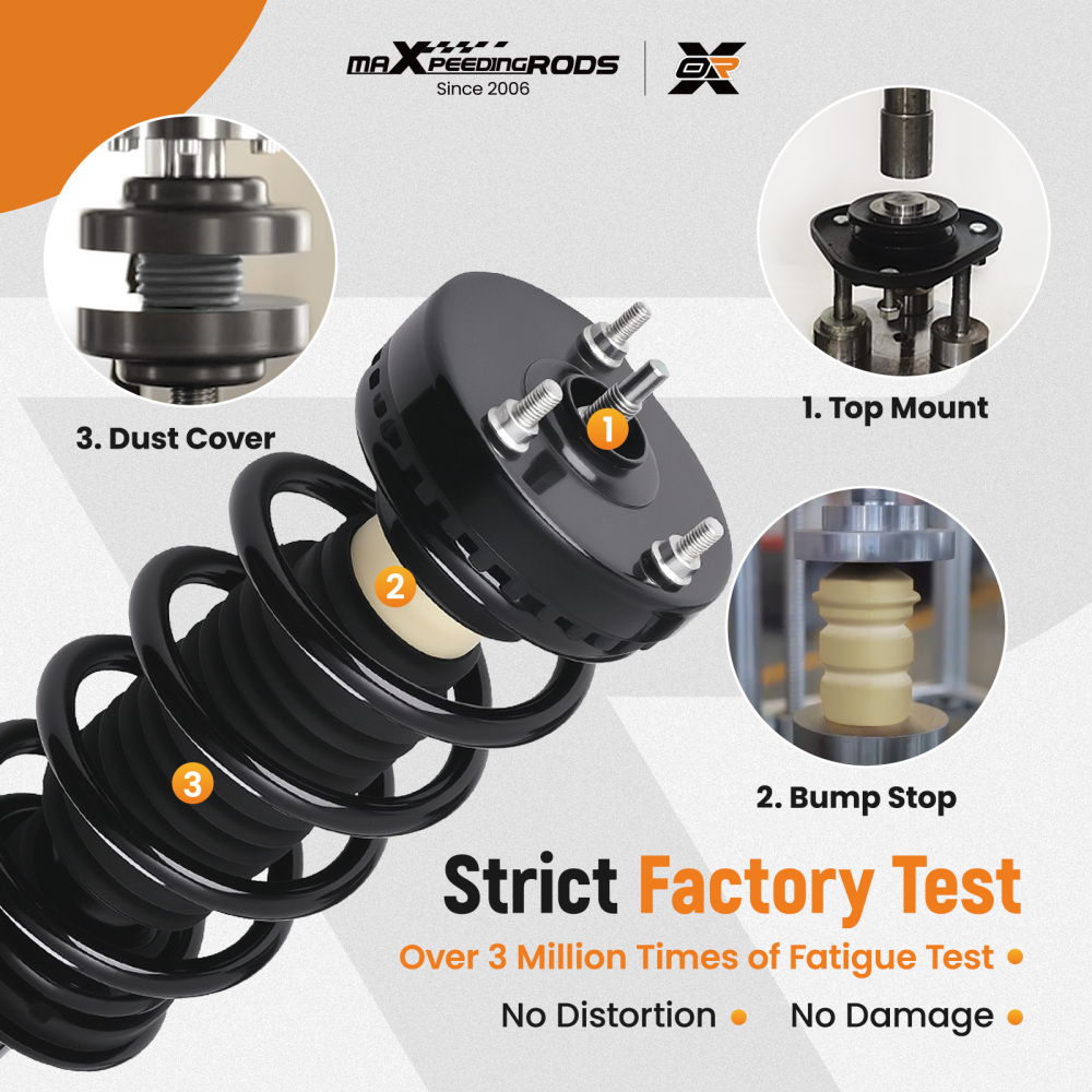 2x Front Struts Shocks w/Coil Spring compatible for Dodge Charger RWD 2012-2018 3.6L 5.7L