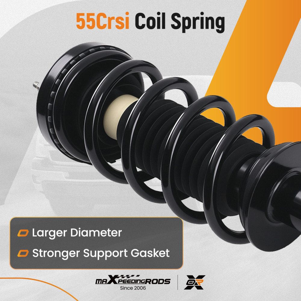 2x Front Struts Shocks w/Coil Spring compatible for Dodge Charger RWD 2012-2018 3.6L 5.7L