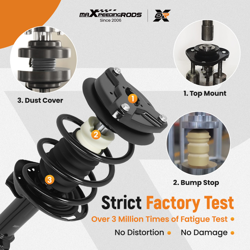 Suspension Kit Front Strut Spring Assembly compatible for Mercedes-Benz C300 RWD 08-11