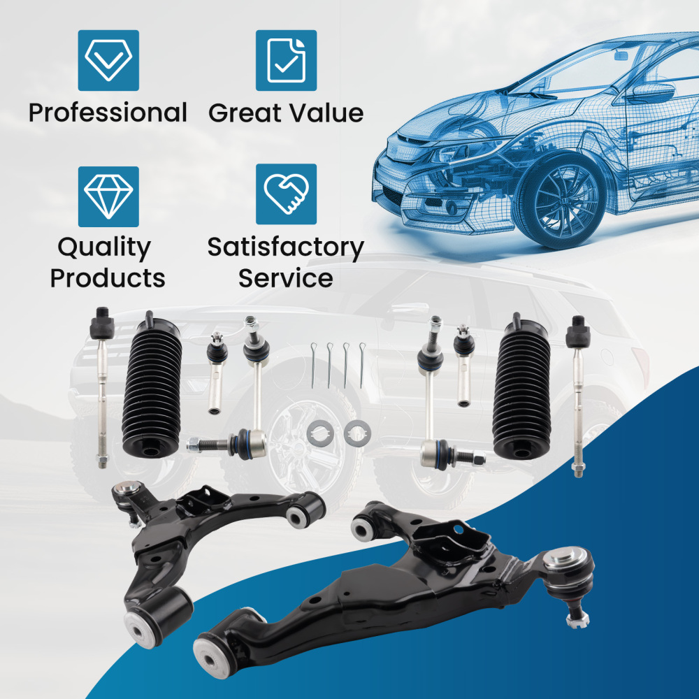 10x Front Lower Control Arm Sway Bar Link For GX470 compatible for 4Runner FJ Cruiser 2003-2009