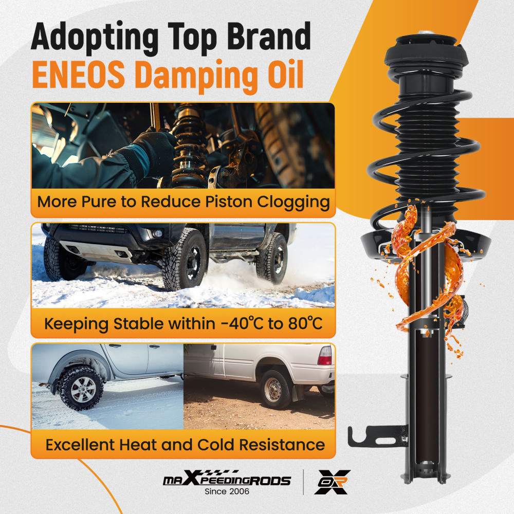 Pair Front Quick ShocksStruts Spring Assembly compatible for Chevrolet Cruze 2011 2012