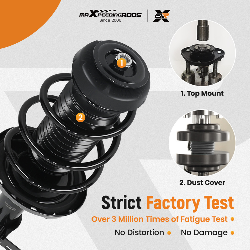 Pair Front Quick ShocksStruts Spring Assembly compatible for Chevrolet Cruze 2011 2012