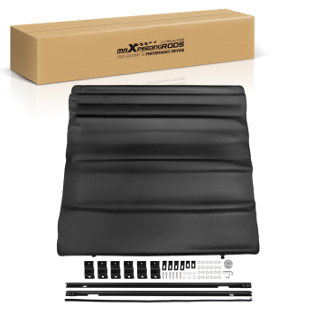 5ft Bed Soft Roll Up Tonneau Cover compatible for Honda Ridgeline 2017-2025 W/LED Lamp