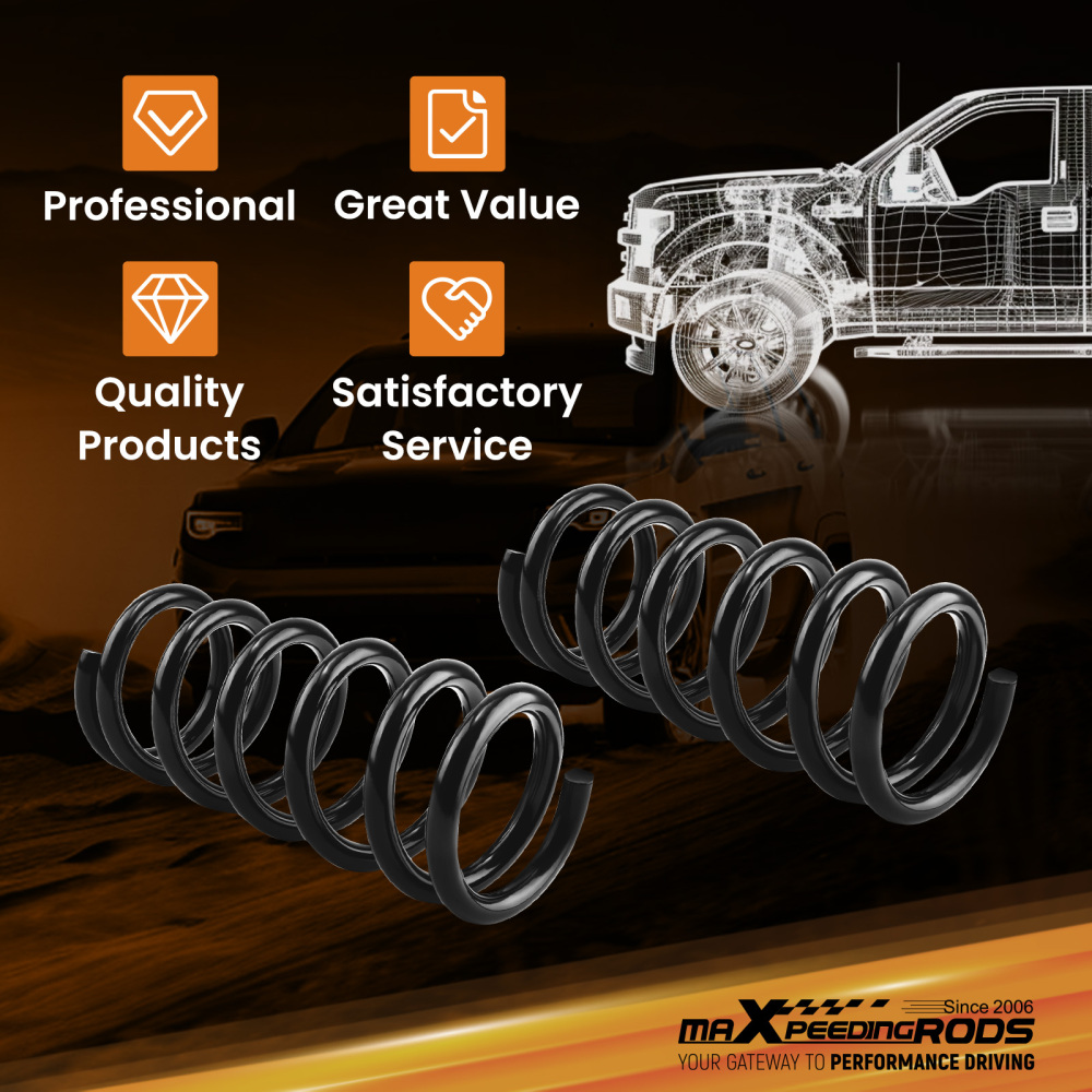 3 Drop Setup compatible for Ram 1500 2019-2024 2WD All Engines Rear Spring Kit