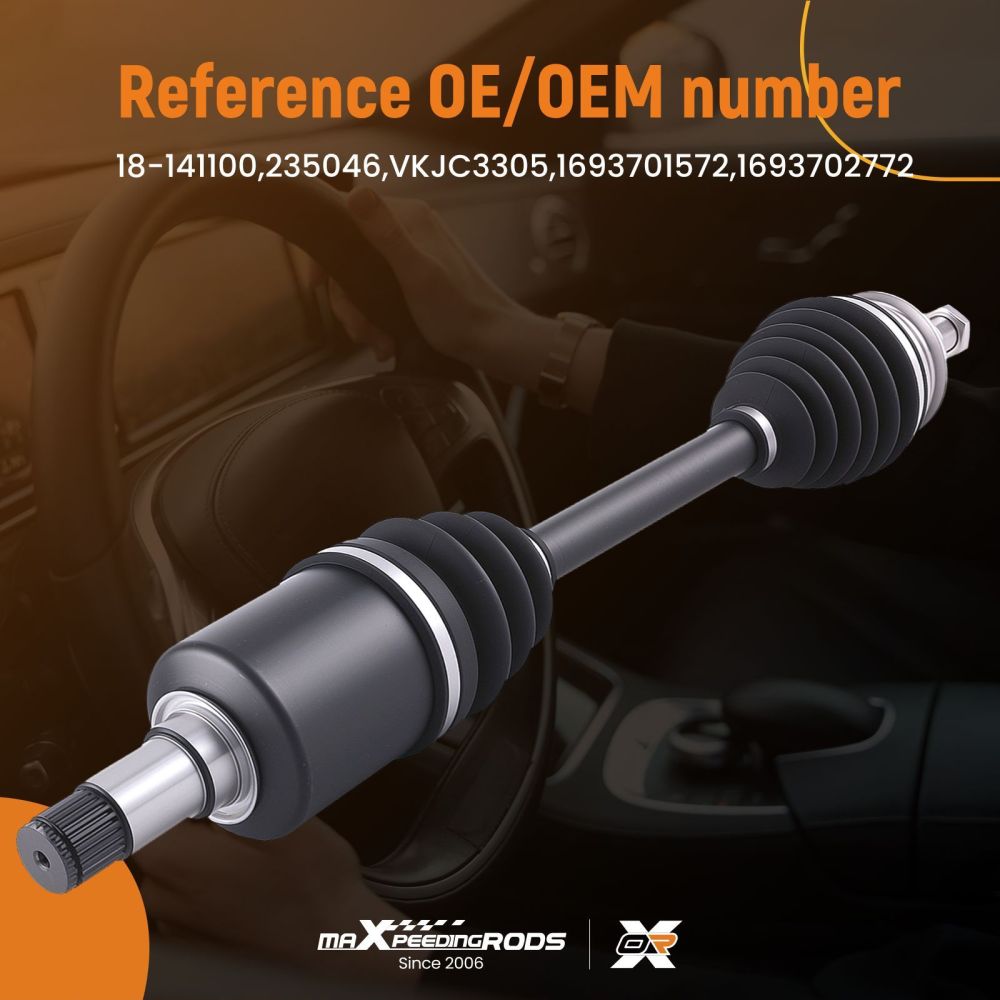 DRIVE SHAFT PROPELLER SHAFT FRONT LEFT FOR MERCEDES BENZ A-CLASS W169 150-200