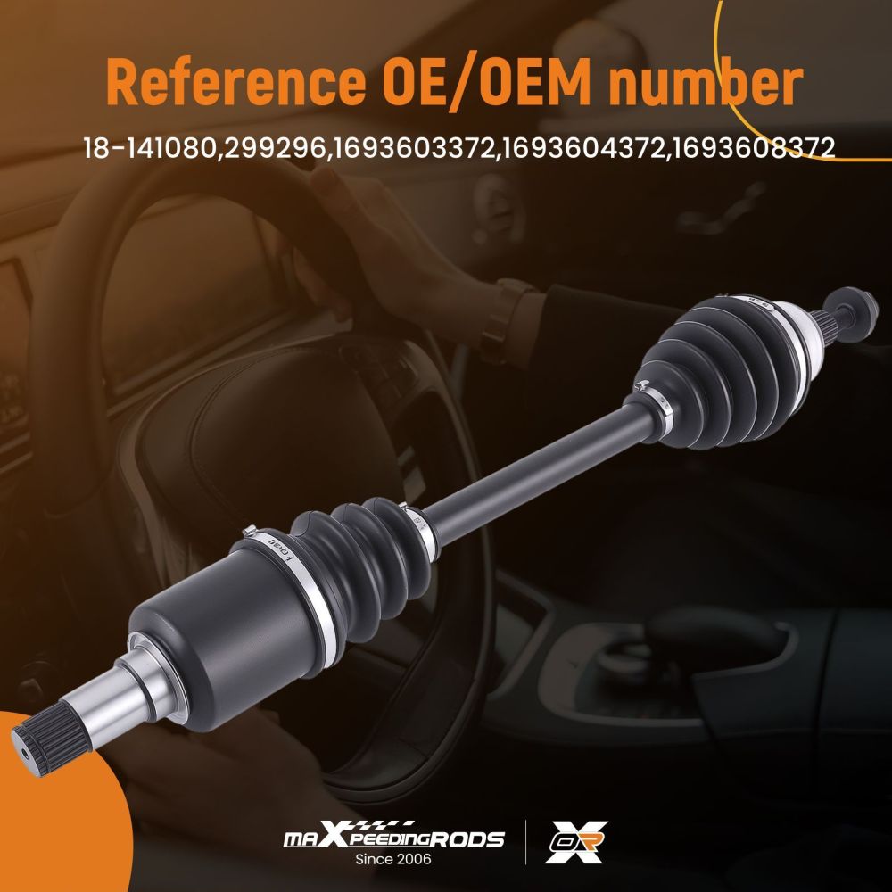 Front Left Driveshaft For Mercedes A/B W169/W245 2004-12 Black