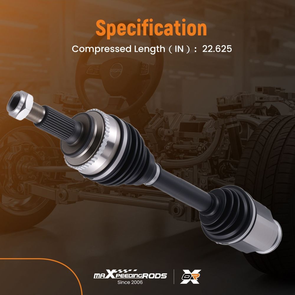 Front Passenger Right CV Axle Assembly compatible for Ford Edge compatible for Lincoln MKX 2007-2015 compatible for FWD