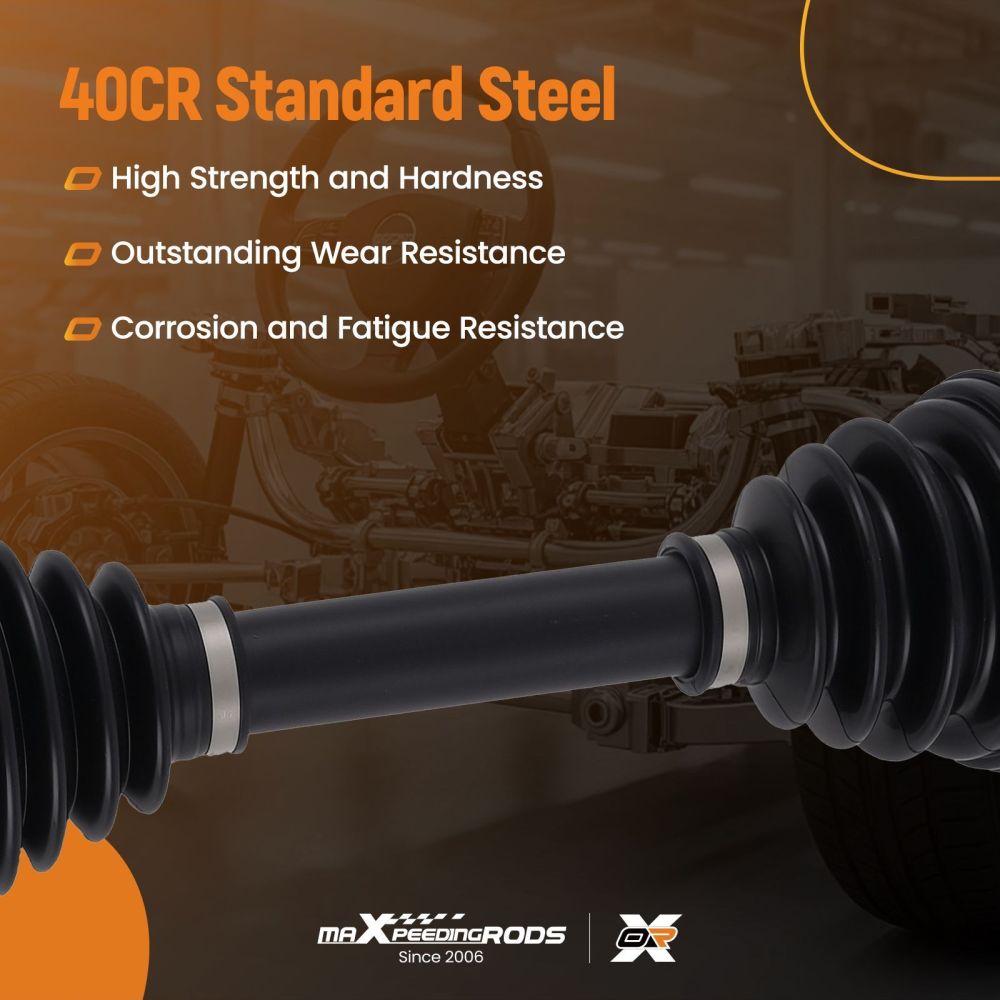 2x Alberi CV Anteriori compatibile per Dodge Ram 1500 3.7L 4.7L 5.7L 4WD 2002-2011 5072389AA