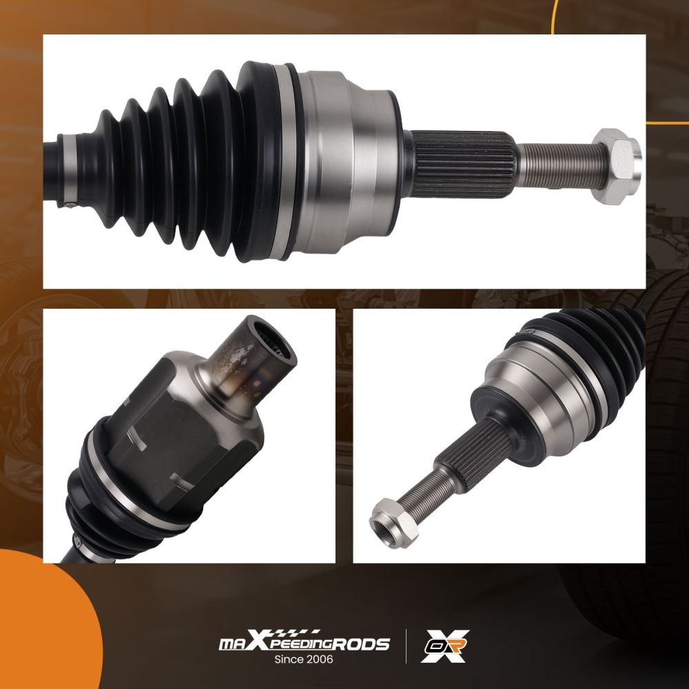 Albero CV Anteriore compatibile per Dodge Ram 1500 V6 V8 4WD 2002-11 66-3404 5072389AA Nero