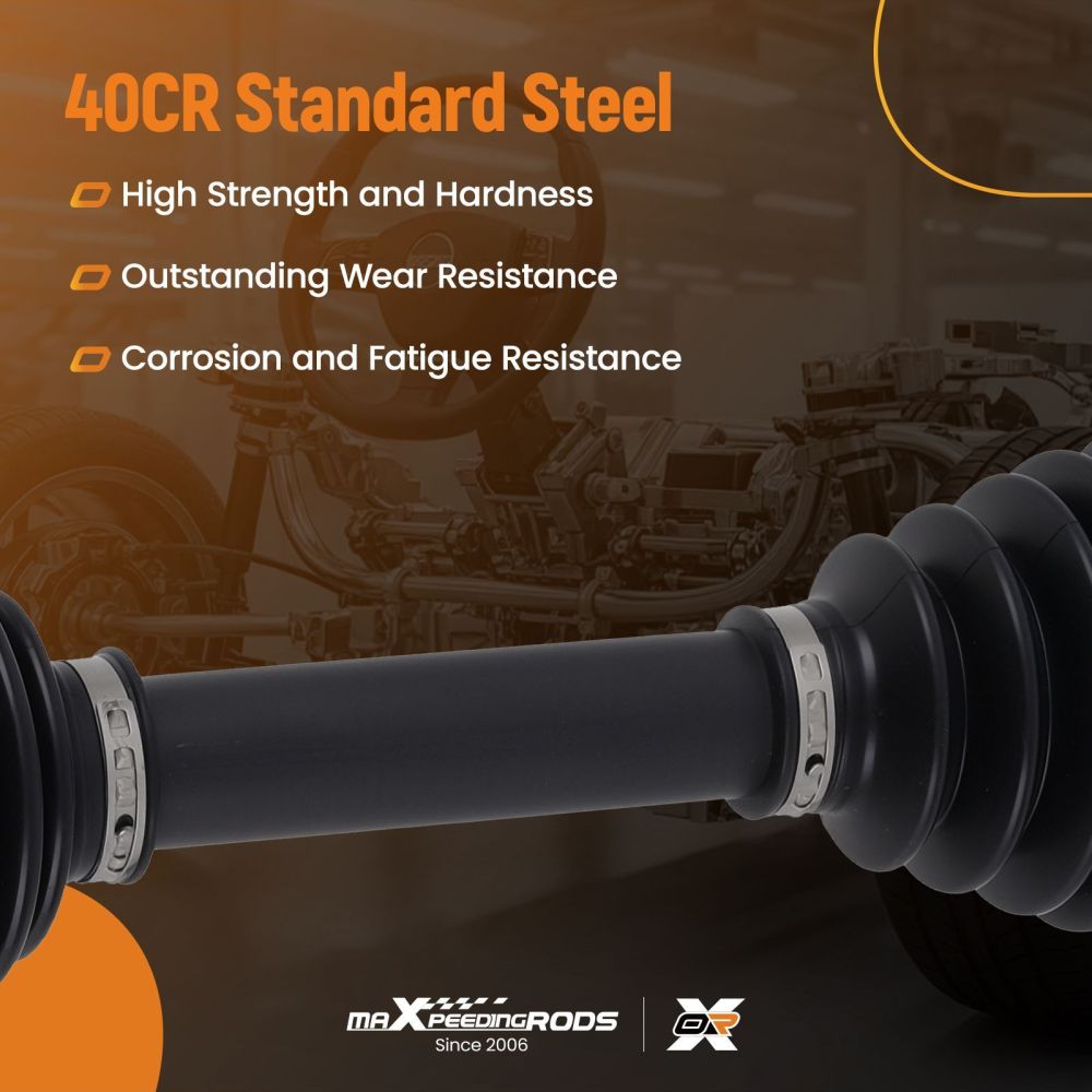 Albero CV Anteriore compatibile per Dodge Ram 1500 V6 V8 4WD 2002-11 66-3404 5072389AA Nero