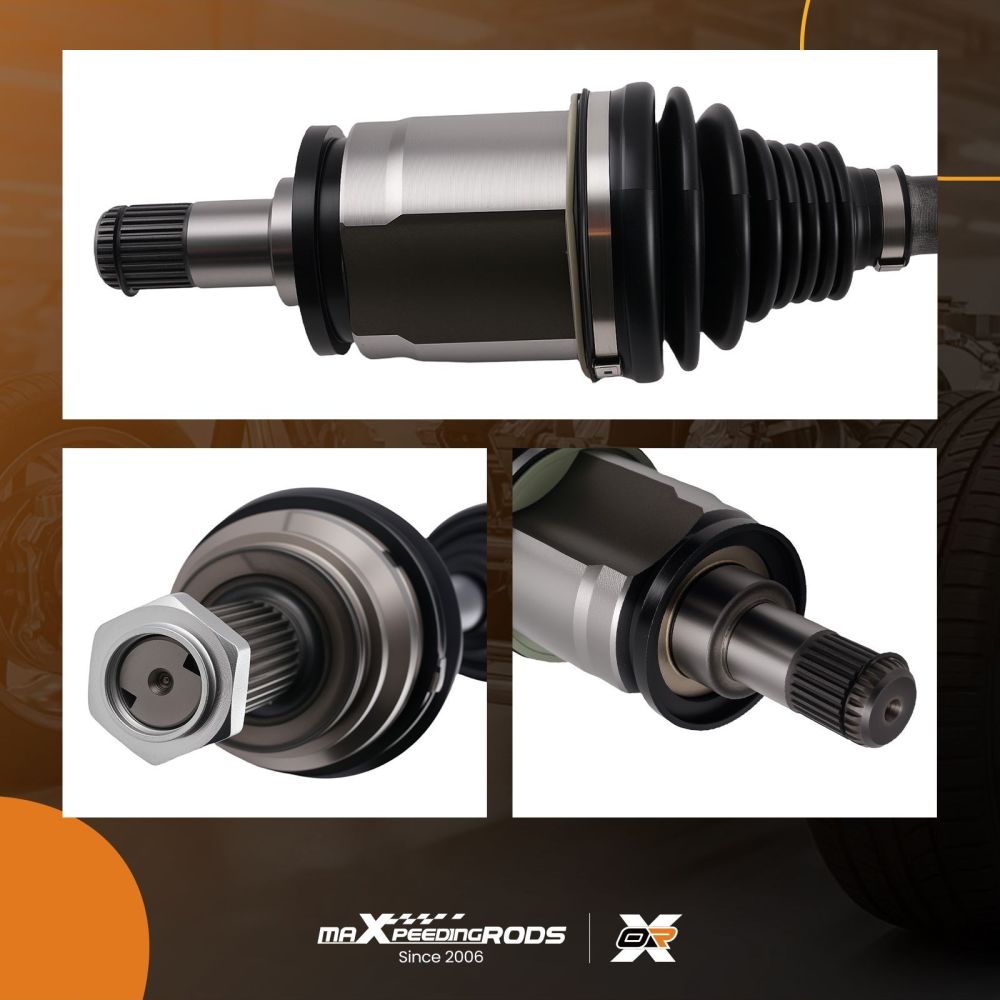 2x Left Right CV Axle Shafts compatible for BMW X5 X6 2007-2018 E70 F85 669319