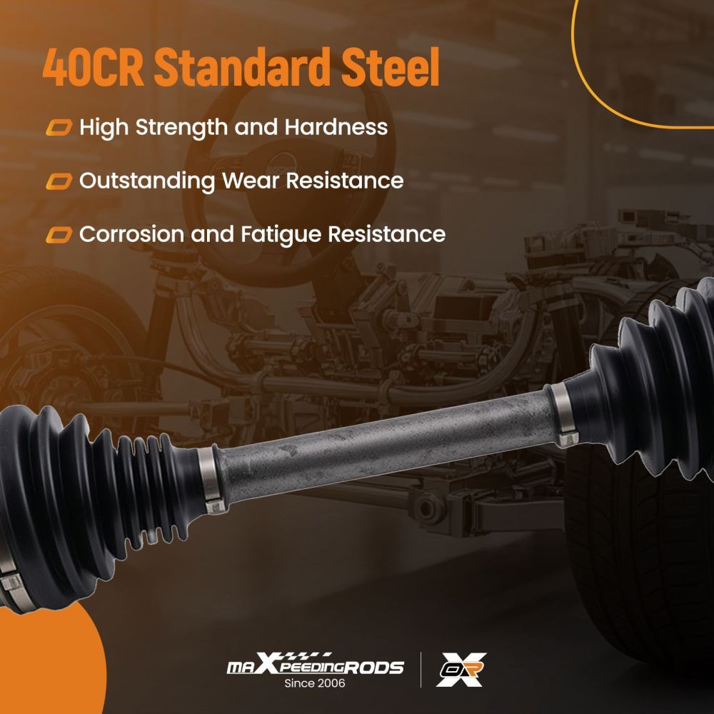 2x Left Right CV Axle Shafts compatible for BMW X5 X6 2007-2018 E70 F85 669319