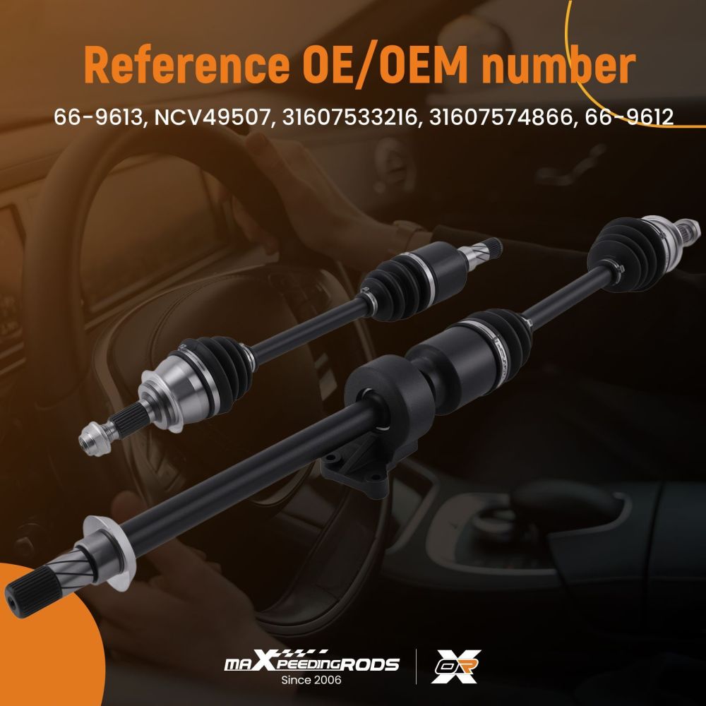 DRIVE SHAFTS NEARSIDEOFFSIDE compatible for MINI COOPER ONE R50,R52,R53