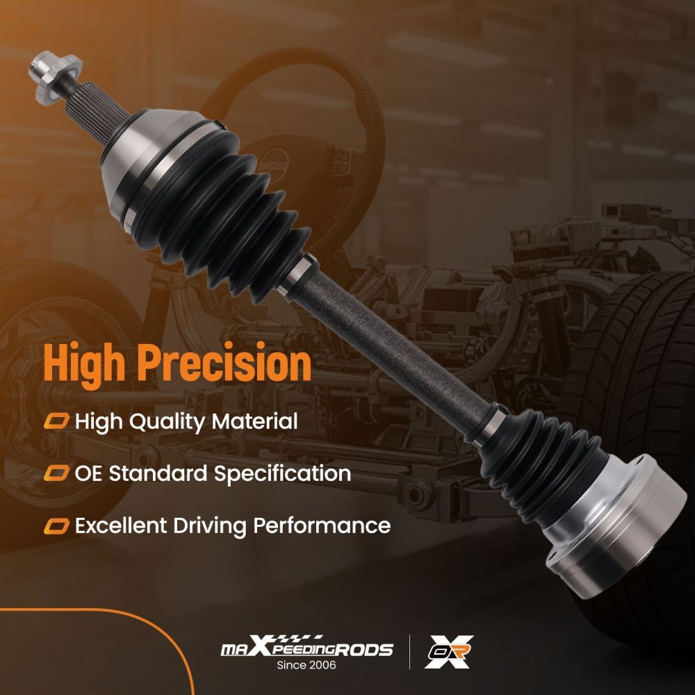 Drive Shaft Front Nearside compatible for Audi A1 1.2 TFSI 1.4 TFSI 2010-2018 - Manual