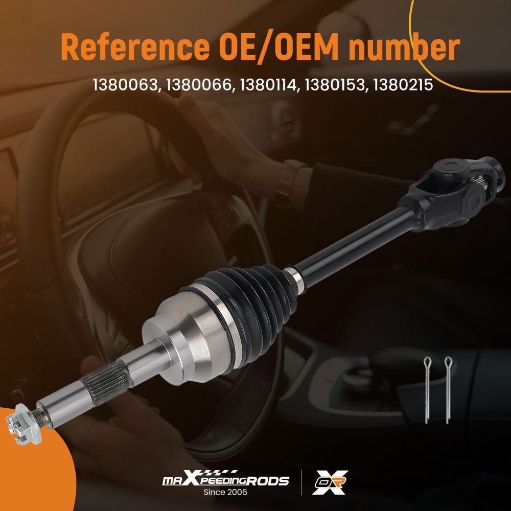 Front Left/Right compatible for Polaris Sportsman 500 4X4 1996-2002 CV Axle Drive Shaft