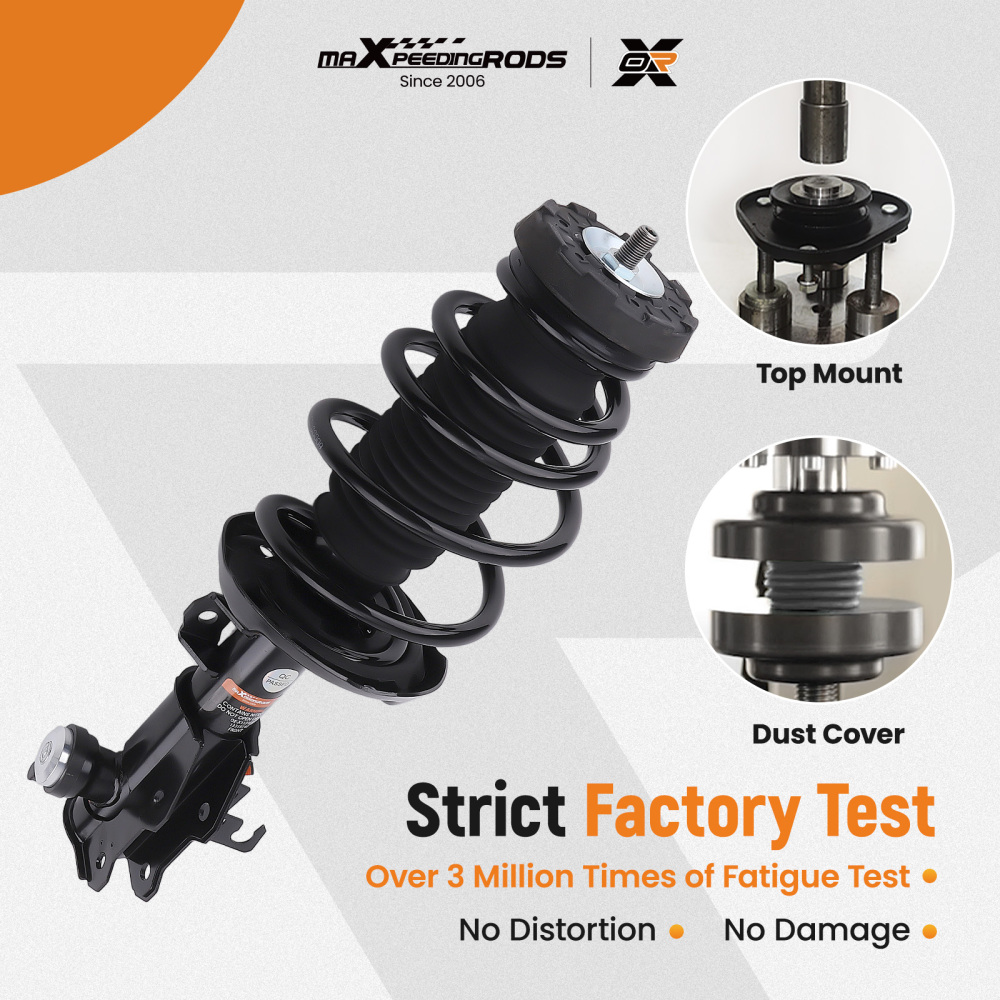 Pair Front L+R Shock Absorber Struts compatible for Vauxhall Opel Insignia A G09 compatible for FWD 2008-