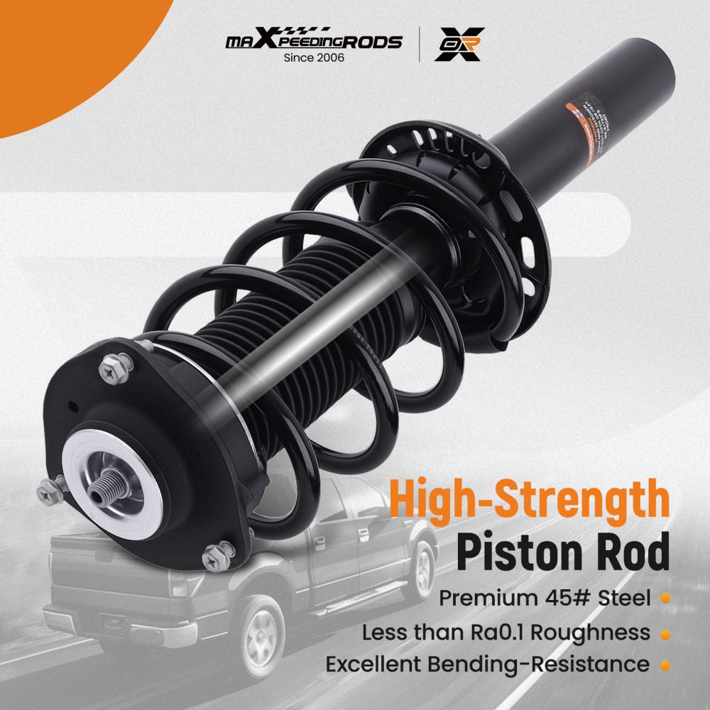 Front 2 Complete Shock Struts Assembly compatible for VW Tiguan (2WD,4WD) 2007-2018