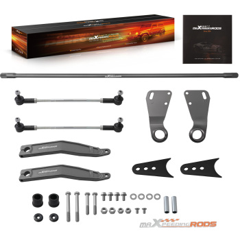 Rear Sway Bar Kit w/ Steel Arms compatible for Jeep Wrangler TJ 1997-2006 LJ TJ Unlimited