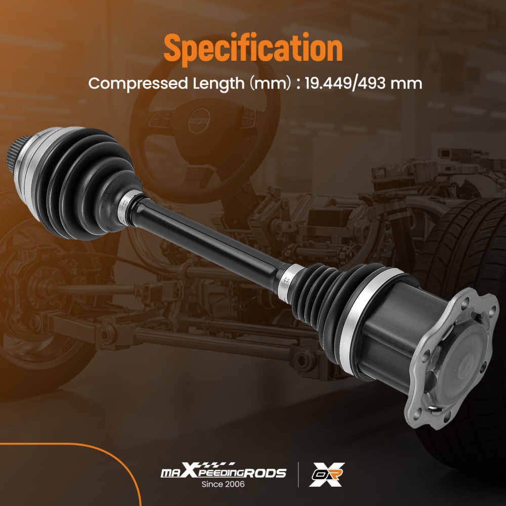 Drive Shaft NEAR/SIDE + OFF/SIDE compatible for Audi A6 A7 A8 S6 S7 S8 Q5