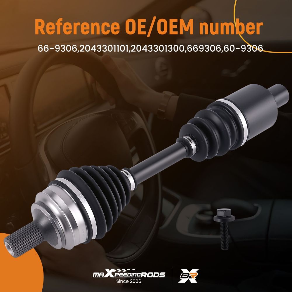 CV Axle Assembly for Mercedes-Benz C300 W204 C350 E400 3.0L 3.5L Front Left Side