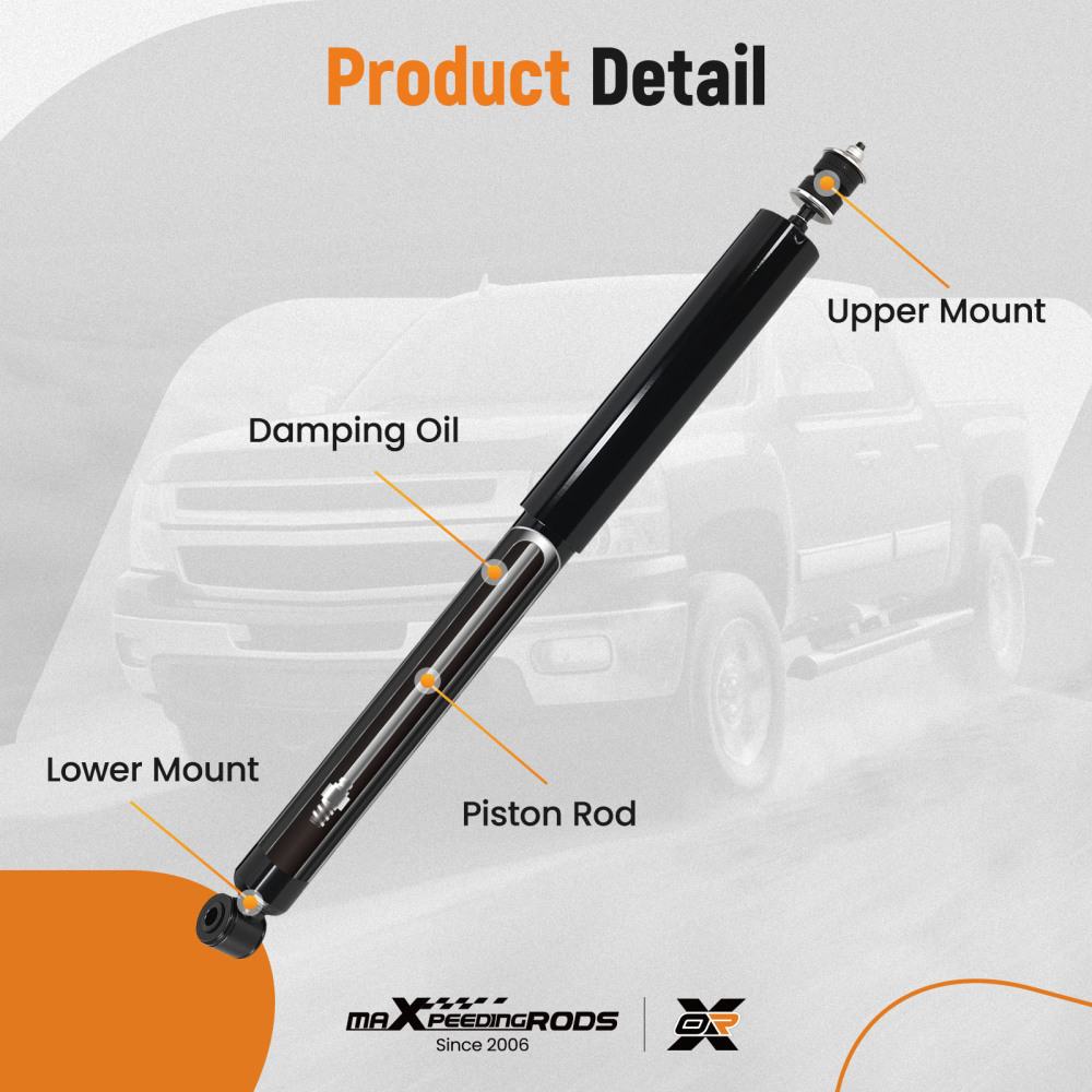 Front Rear Left+Right Suspension Shock Strut Assembly compatible for Ford F-150 Heritage 04