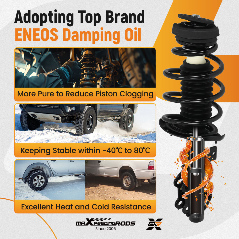 FrontRear Quick Complete StrutsCoil Springs compatible for Chevy Camaro SS 2010-2012