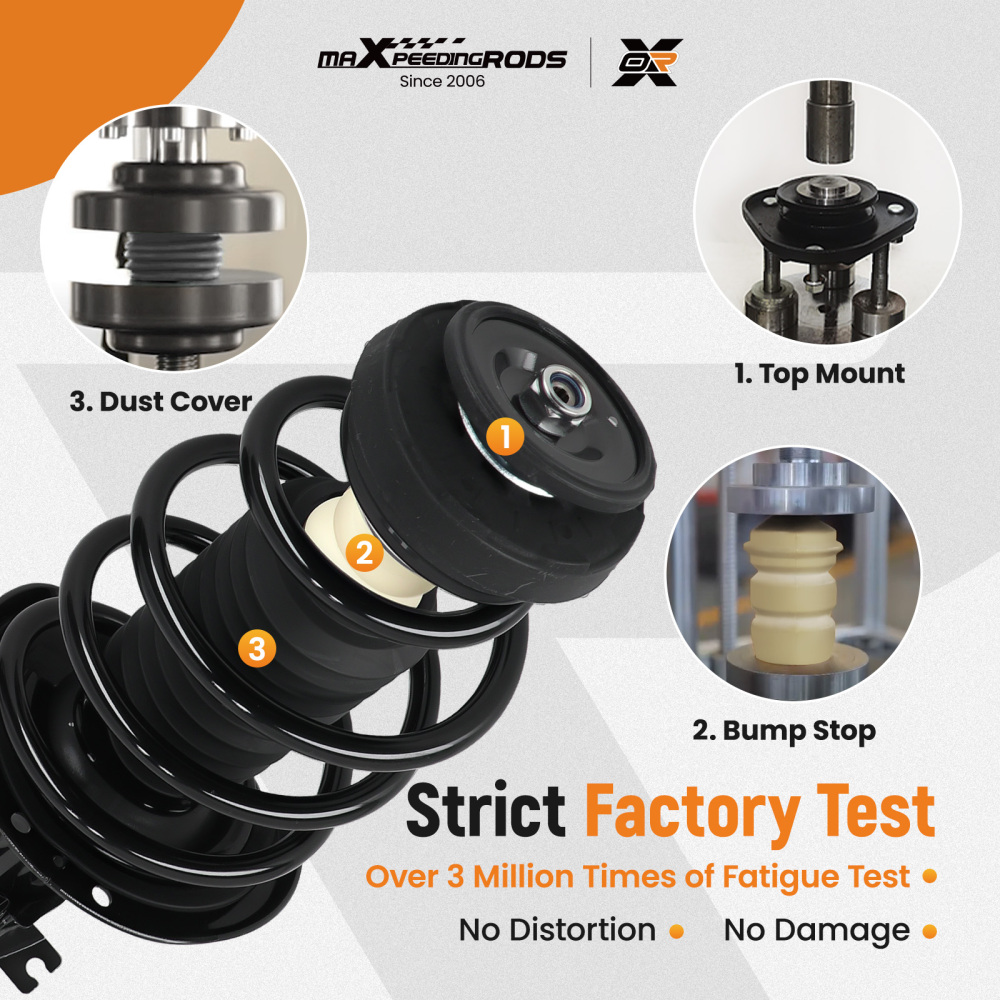 FrontRear Quick Complete StrutsCoil Springs compatible for Chevy Camaro SS 2010-2012