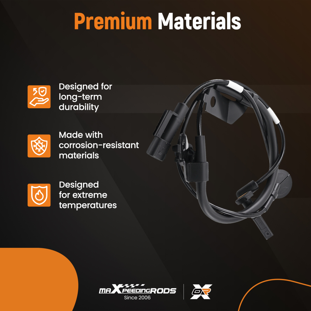 2X Front Left Right ABS Wheel Speed Sensor compatible for Mitsubishi Lancer RVR 2006-2020