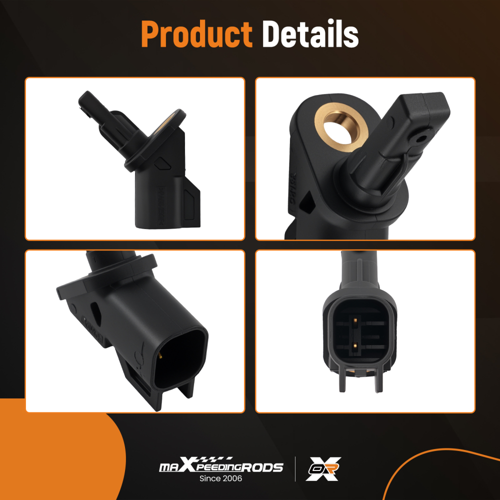 2X ABS Wheel Speed Sensor compatible for Ford C-Max Focus Mondeo Galaxy Kuga Grand C-Max