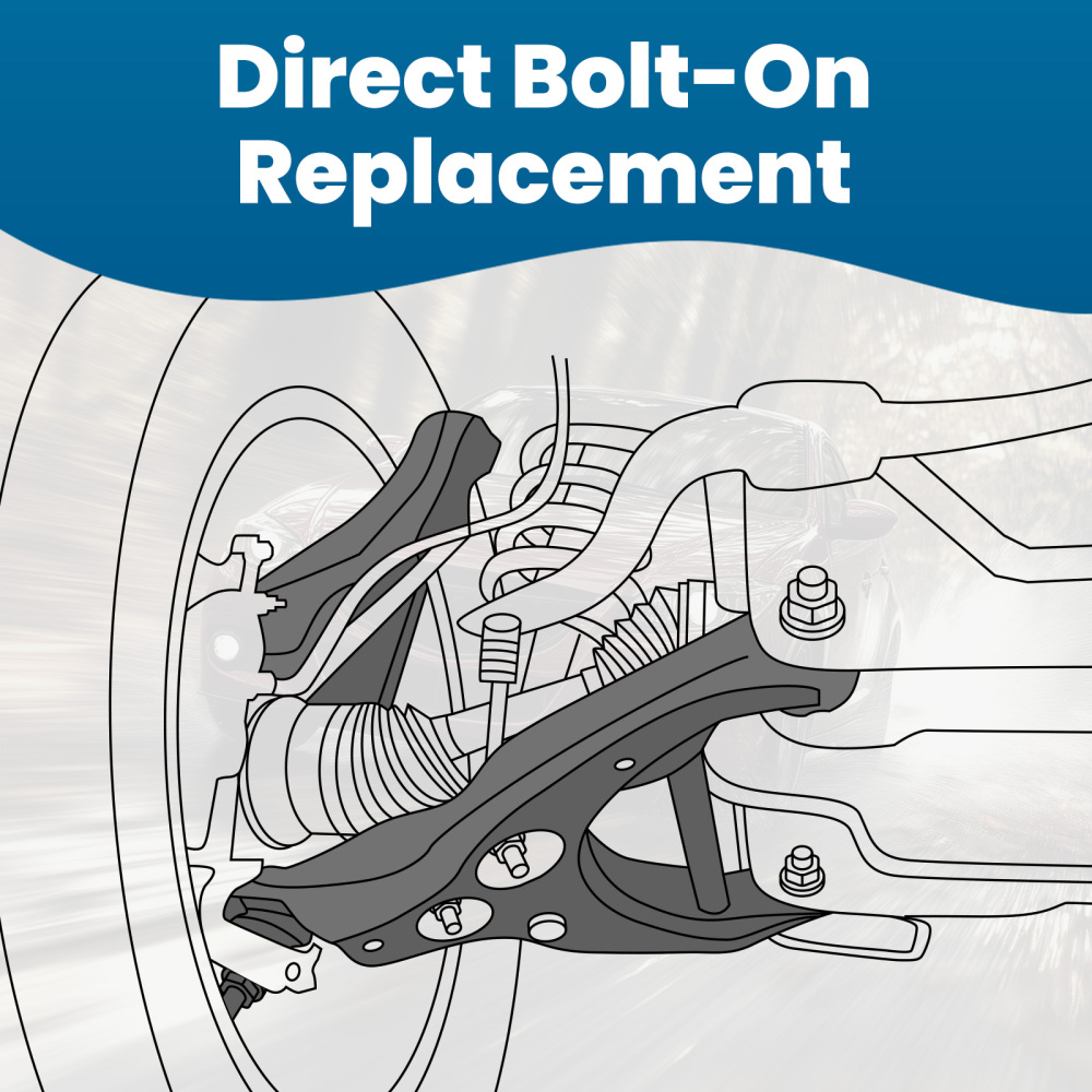 8pcs Front Lower Control Arm Kit OuterInner Tie Rods for 2010-2013 compatible for Mazda 3