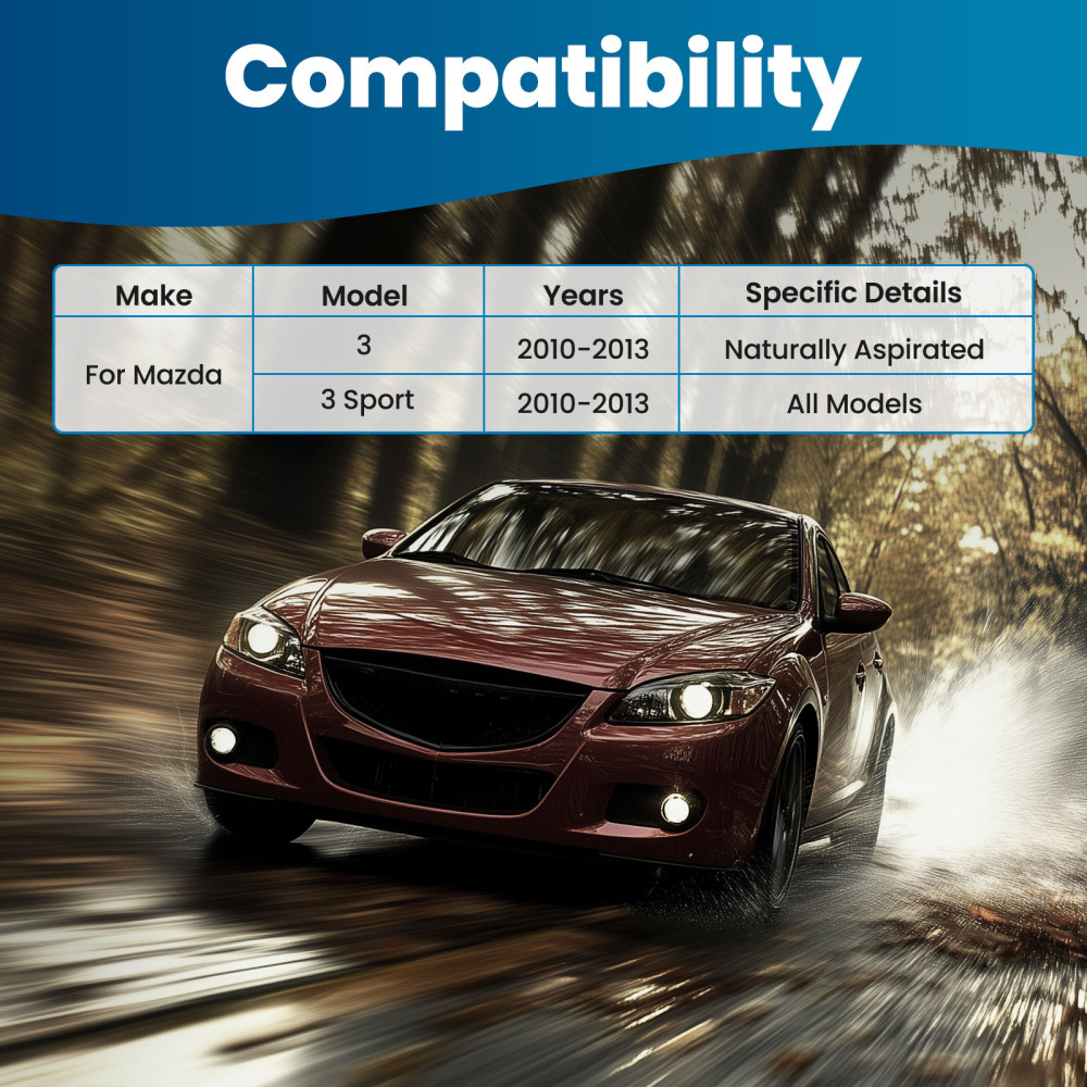 8pcs Front Lower Control Arm Kit OuterInner Tie Rods for 2010-2013 compatible for Mazda 3