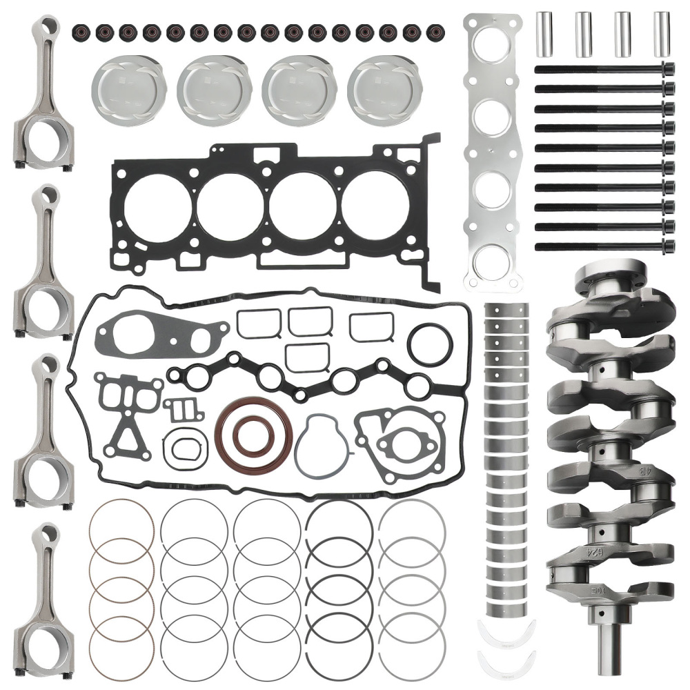 G4KE 2.4L Engine Overhaul Rebuild Kit - Crankshaft Con Rods Set compatible for Hyundai KIA
