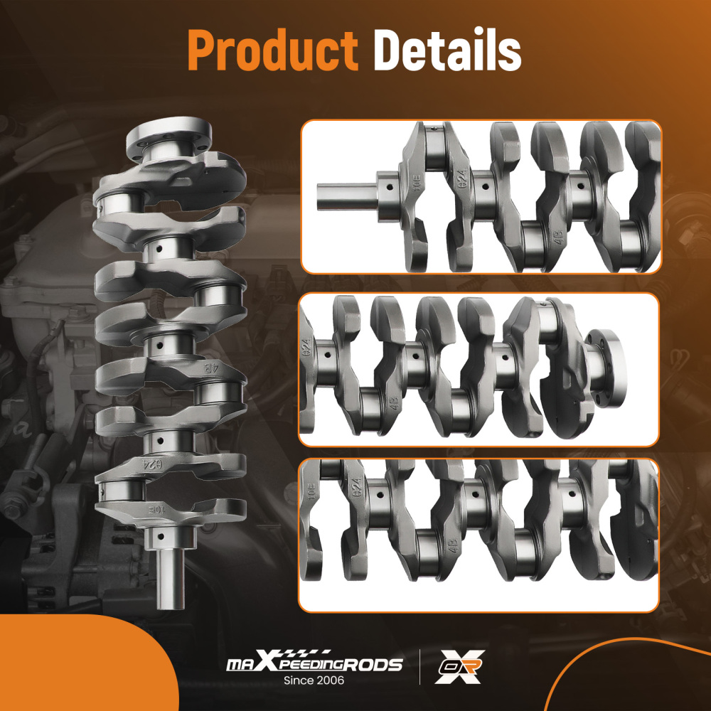 G4KE 2.4L Engine Overhaul Rebuild Kit - Crankshaft Con Rods Set compatible for Hyundai KIA