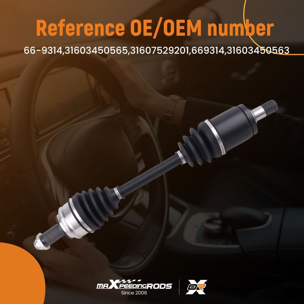 Albero CV Anteriore compatibile per BMW X3 E83 2.5 3.0 2004-2010 31607524045 669314