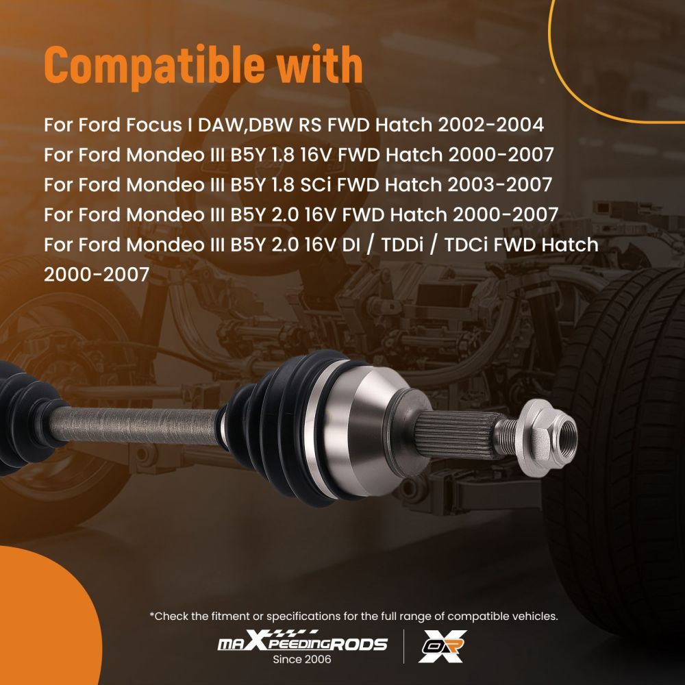 Semiasse Anteriore Sinistro compatibile per Ford Focus I DAW RS 2002-2004 S713B437AD