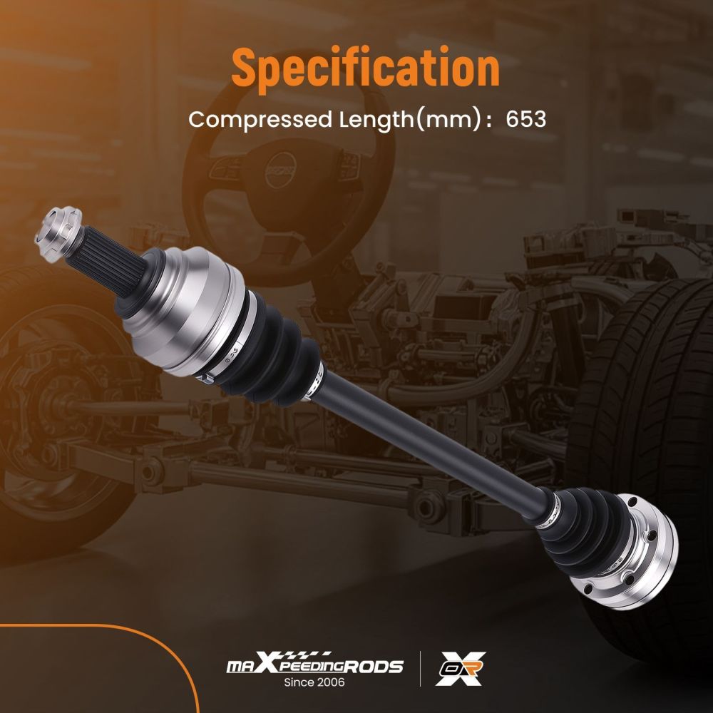 Albero di Trasmissione compatibile per BMW 1 123d 204CV 2007-2011 33207604602