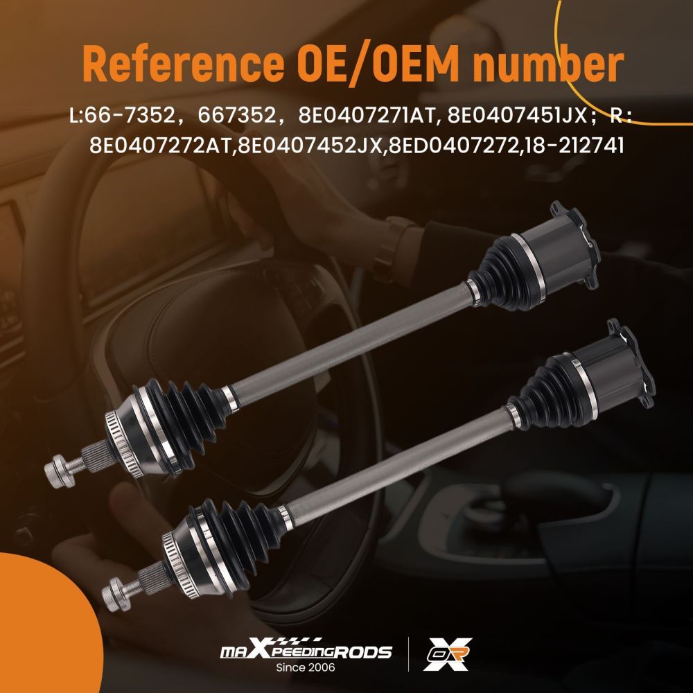 Albero di Trasmissione Anteriore compatibile per Audi A4 B6 B7 1.8T 2.0TDI 00-08 8E0407271AT