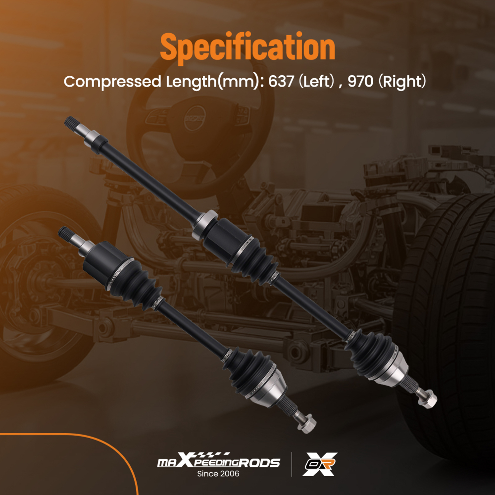 Alberi di Trasmissione compatibile per Ford C-MAX II 1.0L 100CV 2012-2019 1857348 2006995