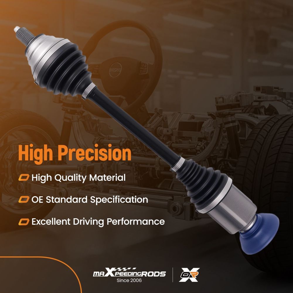 Driveshaft Front Right Offside compatible for Audi Q3 compatible for Vw Tiguan 2.0 Tdi 5n0407764l