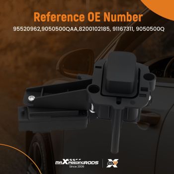 Tailgate Lock Motor Unit for Vivaro/Primastar 2001-2014 91167311 Black