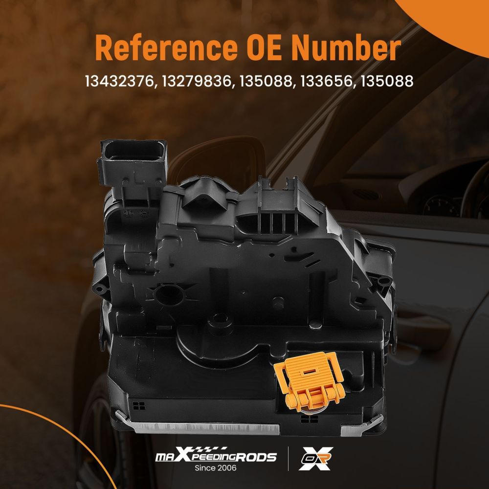 Left Hand Rear Door Lock Mechanism compatible for Vauxhall Meriva (B) Diesel 2010- 13432376