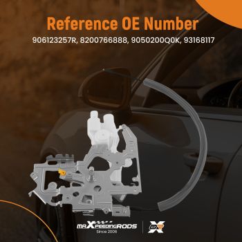 Door Lock Actuator Assembly compatible for Nissan NV400 2010-2021 9050200Q0K Silver