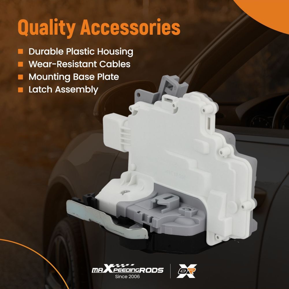 9-Pin Door Lock Actuator compatible for AUDI A3 A6 Q3 Q7 2010-2021 4G0839015 Rear Left