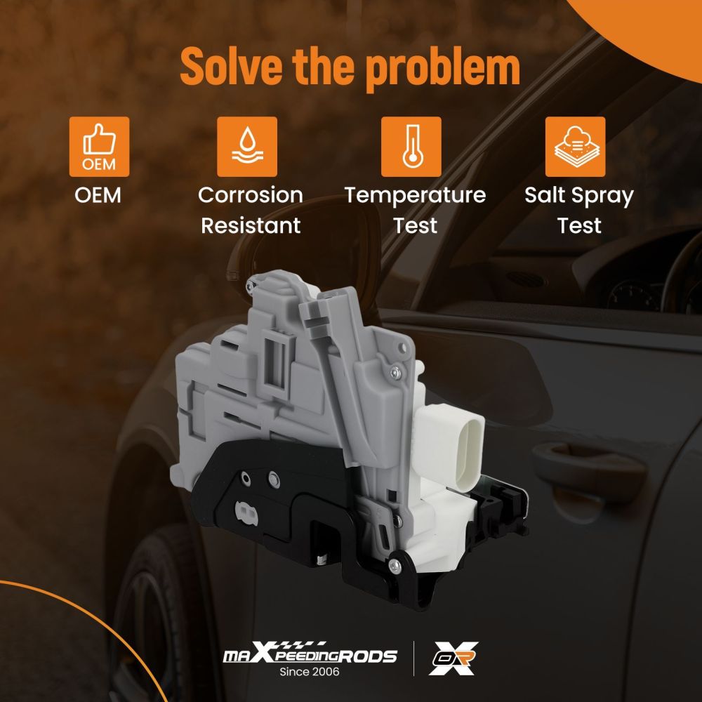 9-Pin Door Lock Actuator compatible for AUDI A3 A6 Q3 Q7 2010-2021 4G0839015 Rear Left