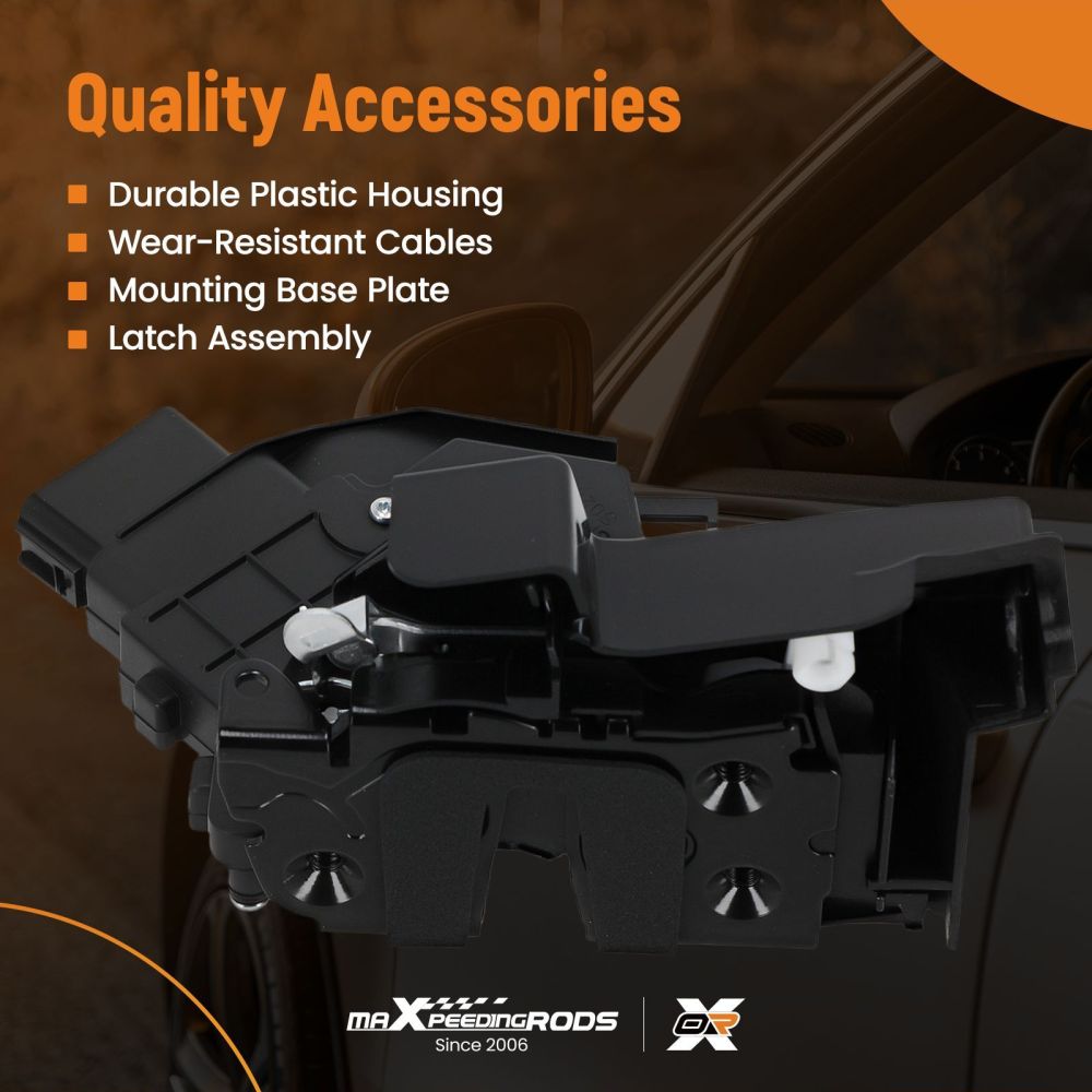 Door Lock Actuator 6-Pin compatible for VOLVO C30 C70 S40 V50 31253657 Front Left