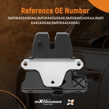 Boot Actuator Rear compatible for Ford Galaxy C-Max Kuga 8M51R442A66AA 2006-2014